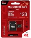 Micro SecureDigital 128Gb QUMO QM128GMICSDXC10U3 {MicroSDXC Class 10 UHS-I, SD adapter}
