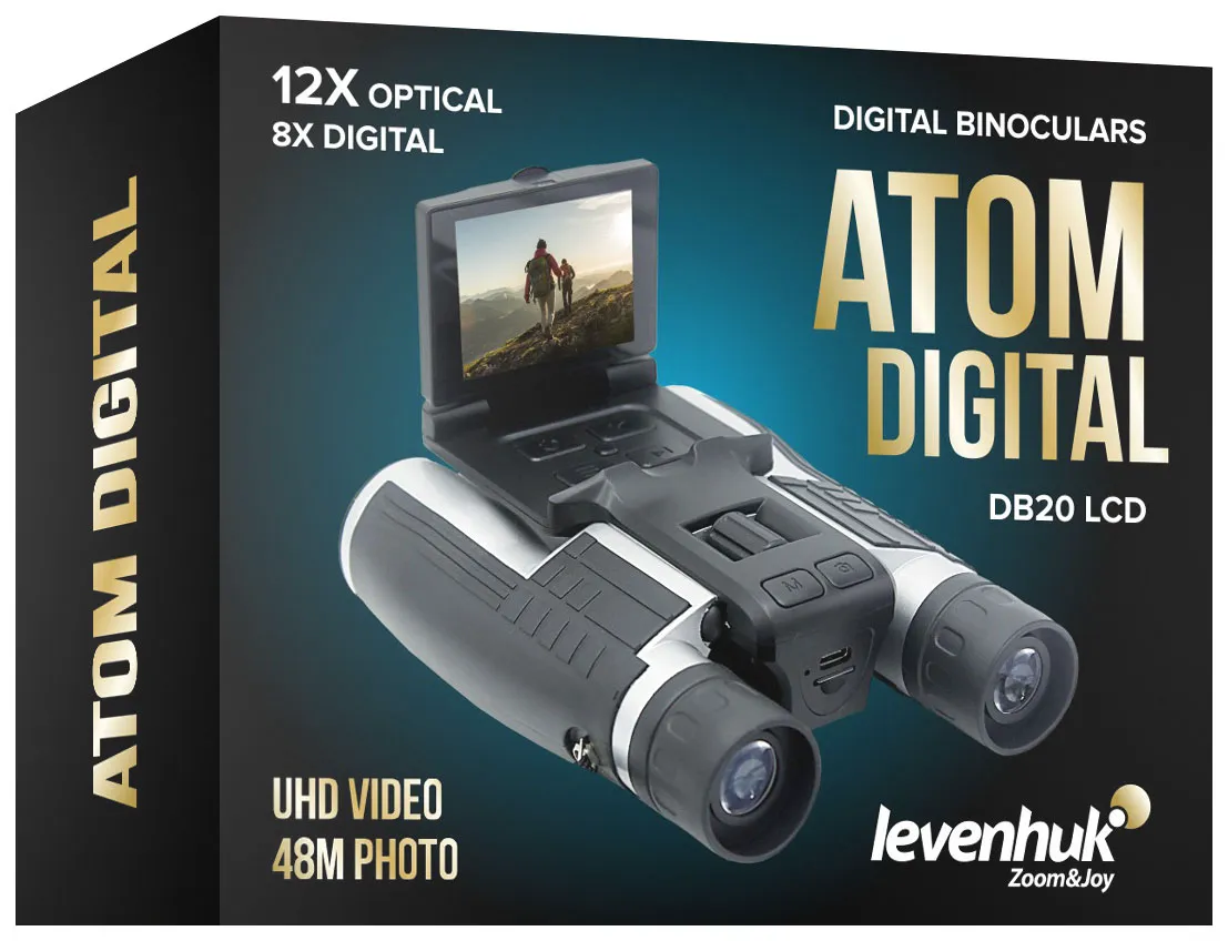Цифровой бинокль с ЖК-экраном Levenhuk Atom Digital DB20 LCD-0