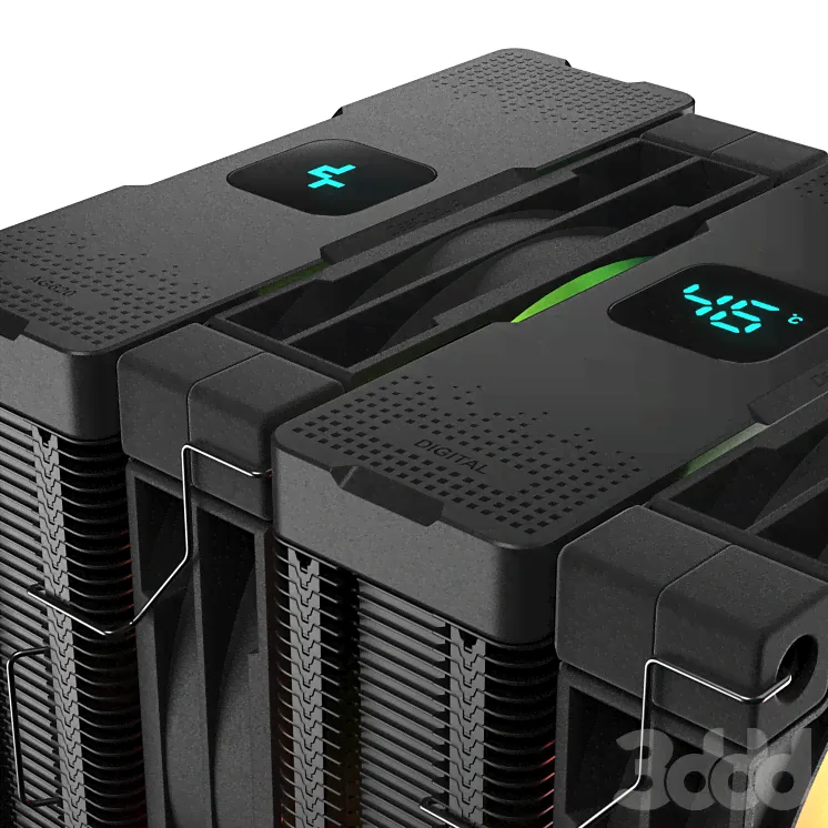 DeepCool AG620 Digital BK ARGB - Компьютеры, электроника - 3D модель